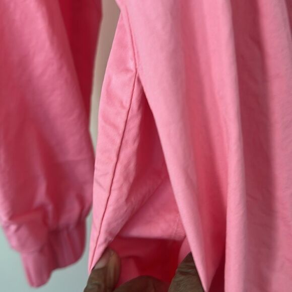 Labelrail x Juliette Foxx organza zip-through boilersuit in pink 12 - Picture 7 of 9
